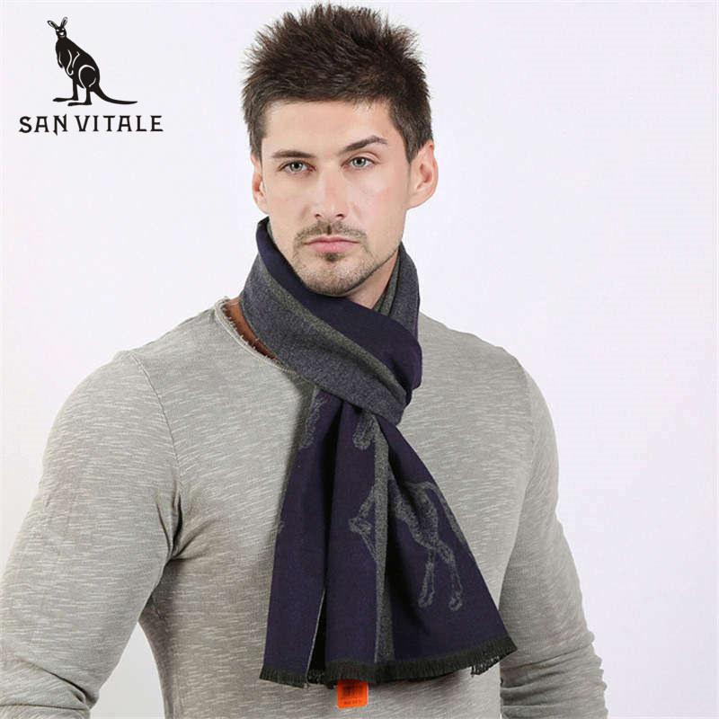 

Scarves Men'S Winter Warm Scarf Fashionable Shawl Crinkle Long Acrylic Plaid Plaid Twill Scarfs High Quality Casual1