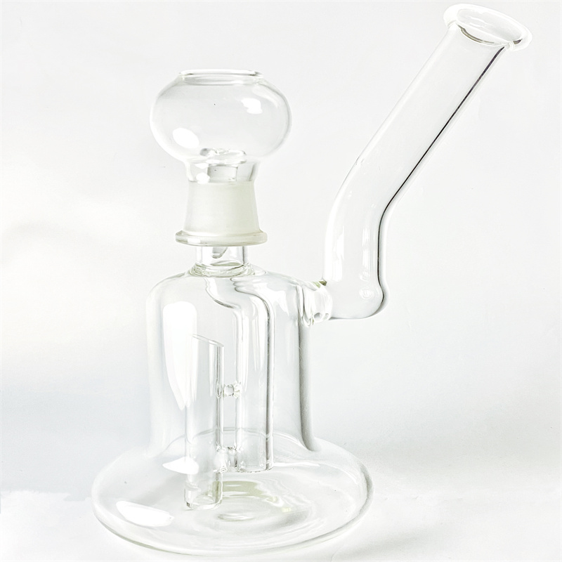 

Diffusion pump oil rig glass hookah with a perc 19 mm connector 8 inches high fc710
