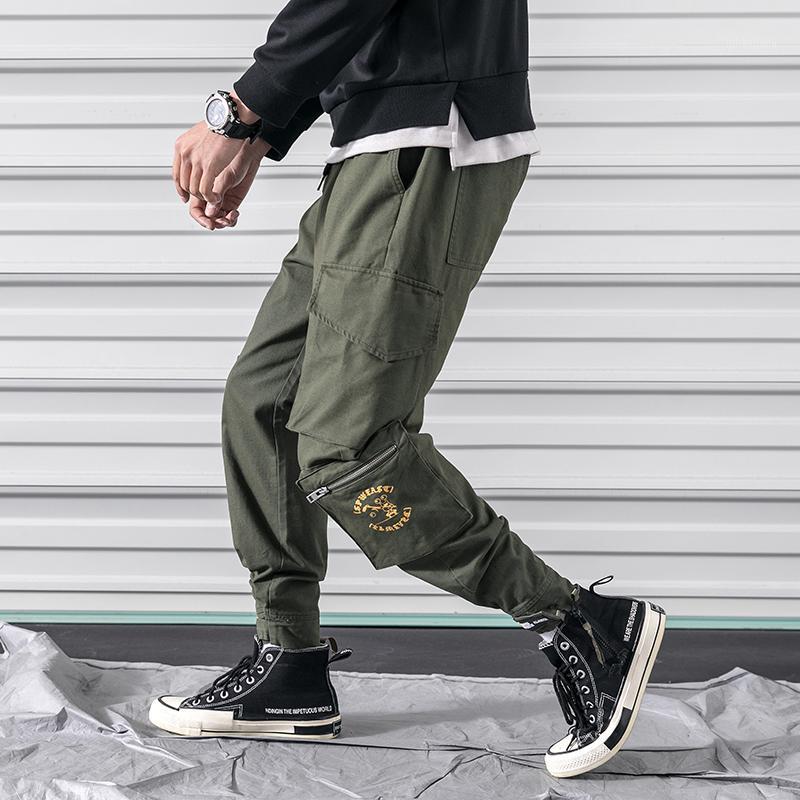 

3XL 2019 Spring Track Pants Men Sweatpants Mens Joggers Pants Cargo Camo Tactical Harem Drop Crotch Men1, Black