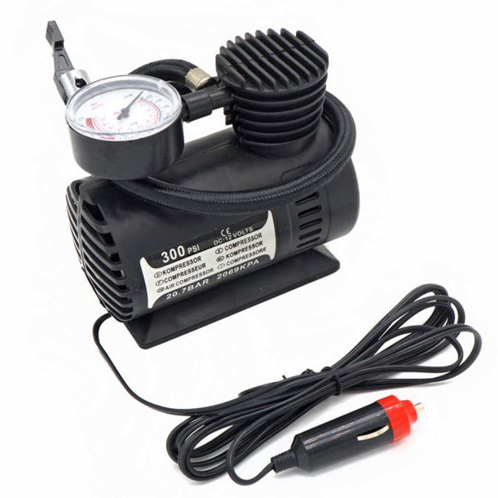 

12V ABS plastic Mini Locomotive Air Pump Abs Plastic Car Tire Inflator Portable Car Electric Small Air Pump 1 Piece