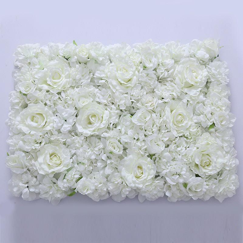 

Decorative Flowers & Wreaths 40*60 Cm Artificial Rose Hydrangea Flower Wall For Wedding Party Stage And Backdrop Decoration Supplies