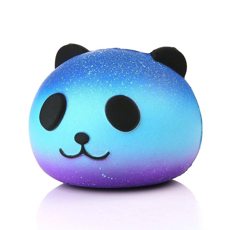 

Party Masks Galaxy Squishy Panda Squish Anti-Stress Toy Cute Blue Squishi Novel Funny Toys For Children Antistress Slow Rising Case