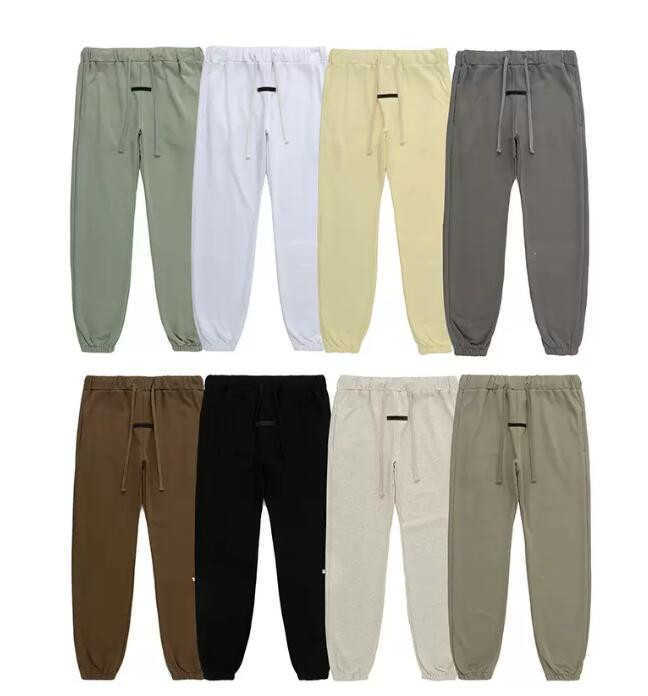 

Fw21 Men' Sweatpants Reflective Letter 100% Cotton Essentials Jogging Pants Hip Hop Loose Unisex Oversize Hoodie