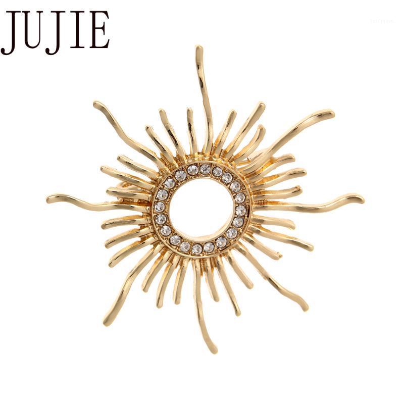 

JUJIE Fashion Crystal Sun Broche For Women 2020 Sunflower Brooches Pins Cristal Perla Brochase Voor Vrouwen Jewelry Dropshipping1
