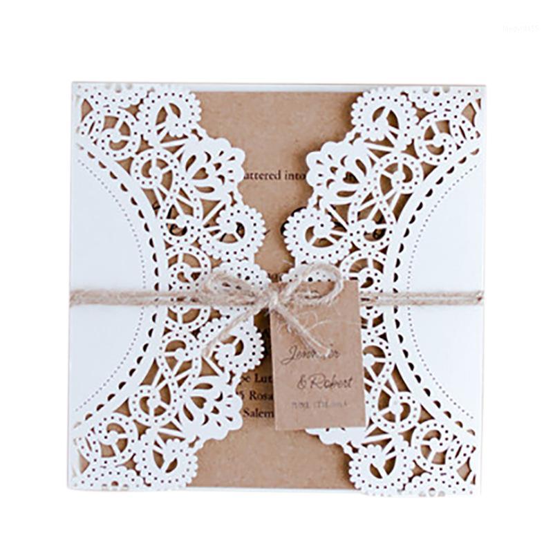 

New Design Small Card Custom Print Wedding Greeting Card White Print Invitation Invitation1