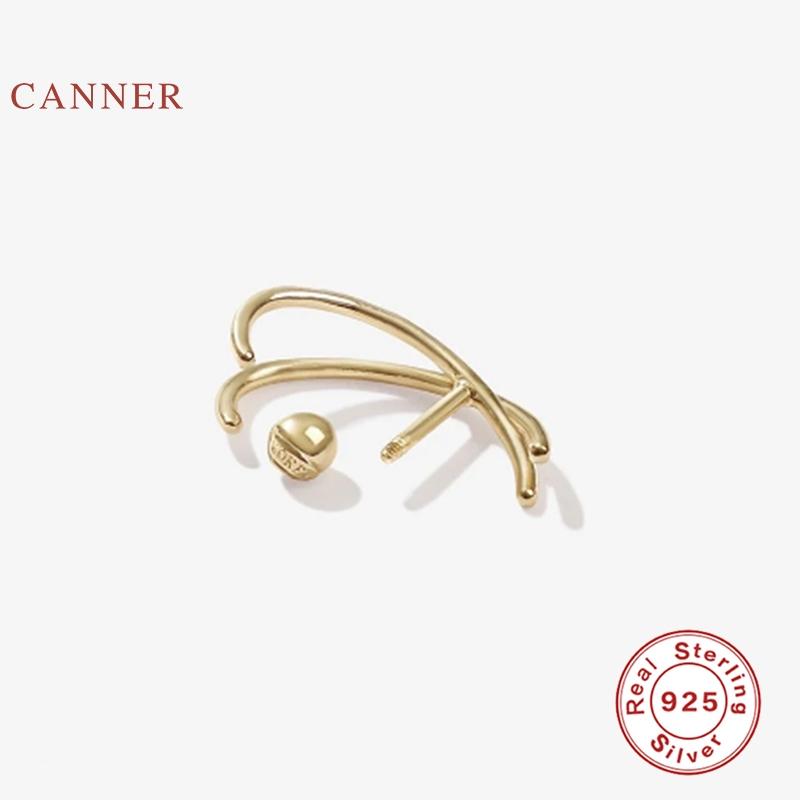

Hoop & Huggie CANNER Piercing Earrings Hoops 925 Sterling Silver For Women Fashionable Jewelry Earring Pendientes Brincos