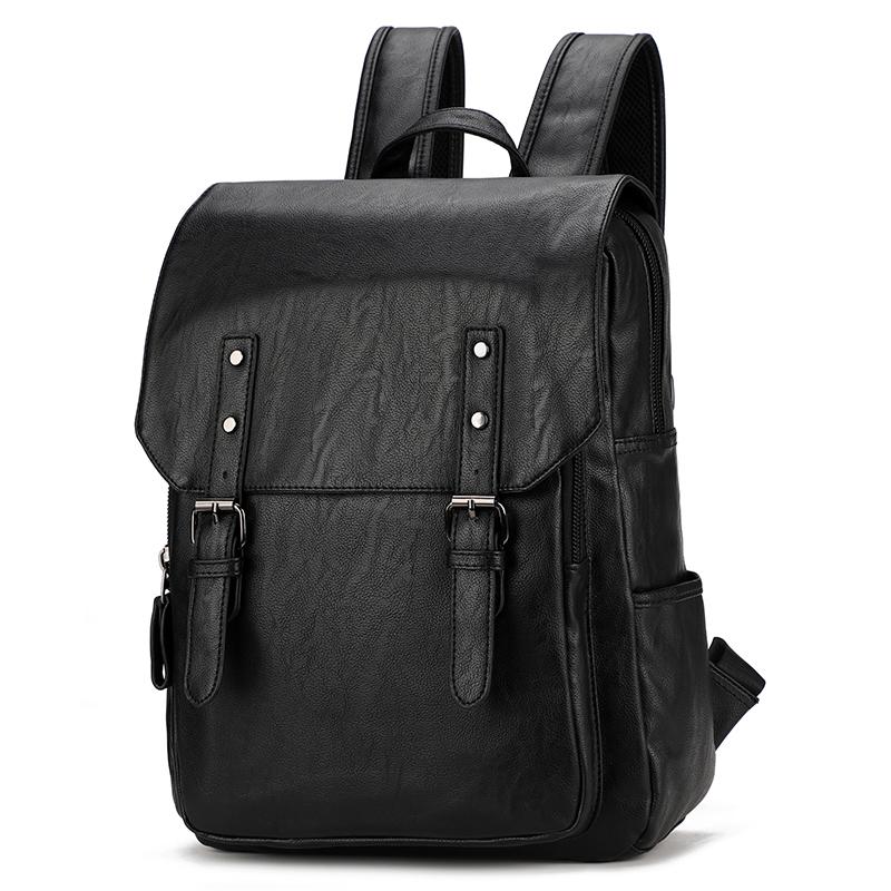 

Fashion Backpack 2020 Men Backpack Storage School Bag For Teenage Boys 15.6 Inch Laptop Rucksack Bolso Mochila Antirobo, Black