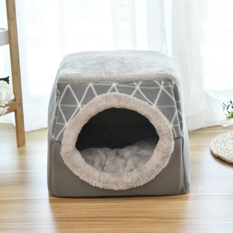 

Cat Bed House Pet Nest Warm Winter Dog Sofa House Cushion Cat Pet Christmas Gifts1