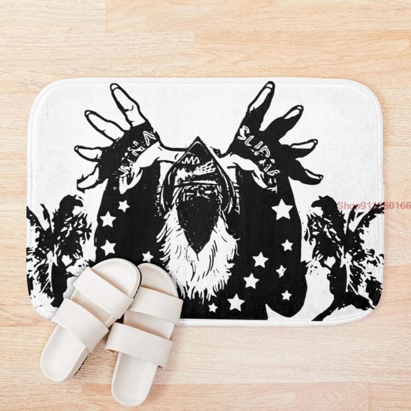 

Mat TRY AGAIN Bathroom Mat Set Bath Carpet Color Painted Bathroom Floor Set Non-Slip Shower Room Mats Flannel Bath