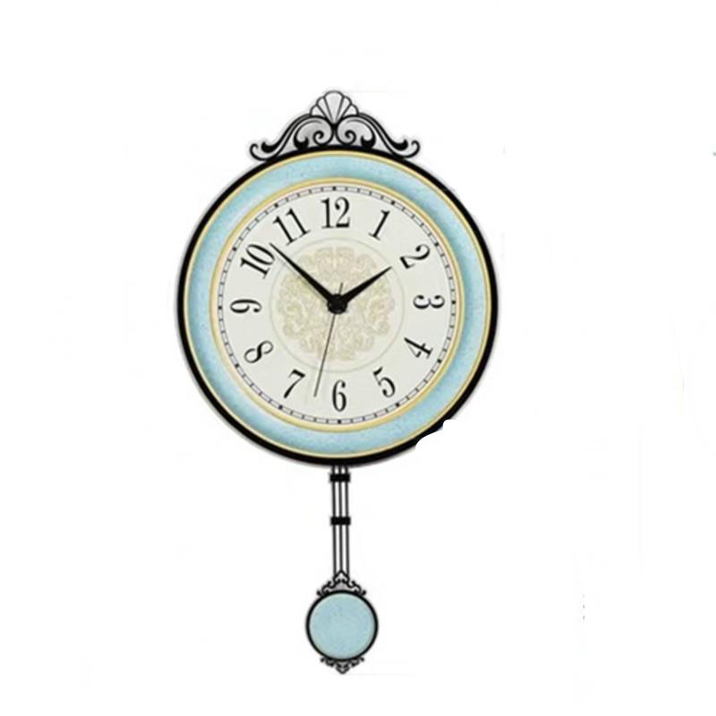 

Europe Watch Vintage Pendulum Wall Clock Creative Classic Quartz Silent Horloge Living Room Home Decor Art Free Shipping