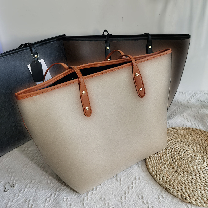 

Designer Tote Bag Wholesale Classic Fashion flower Leather Handbags Women High Capacity Beach Shopping Handbag Shoulder Bags Brown Wallets totes bag, Black