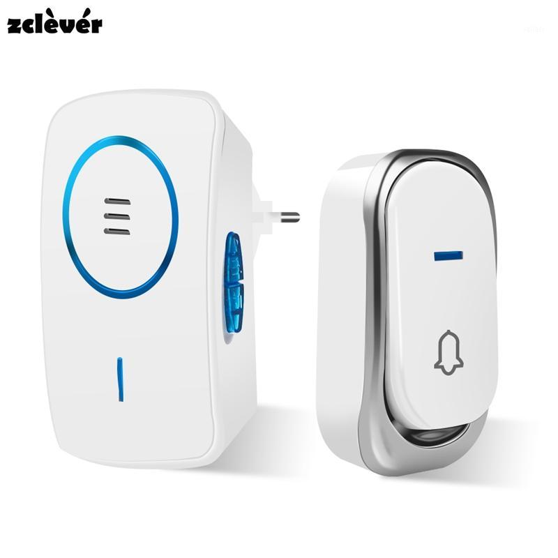 

Wireless Doorbell Battery Powered Dust-proof 32 Tune Song Home Cordless Door Bell Smart Security Chime EU Plug Bell Waterproof1