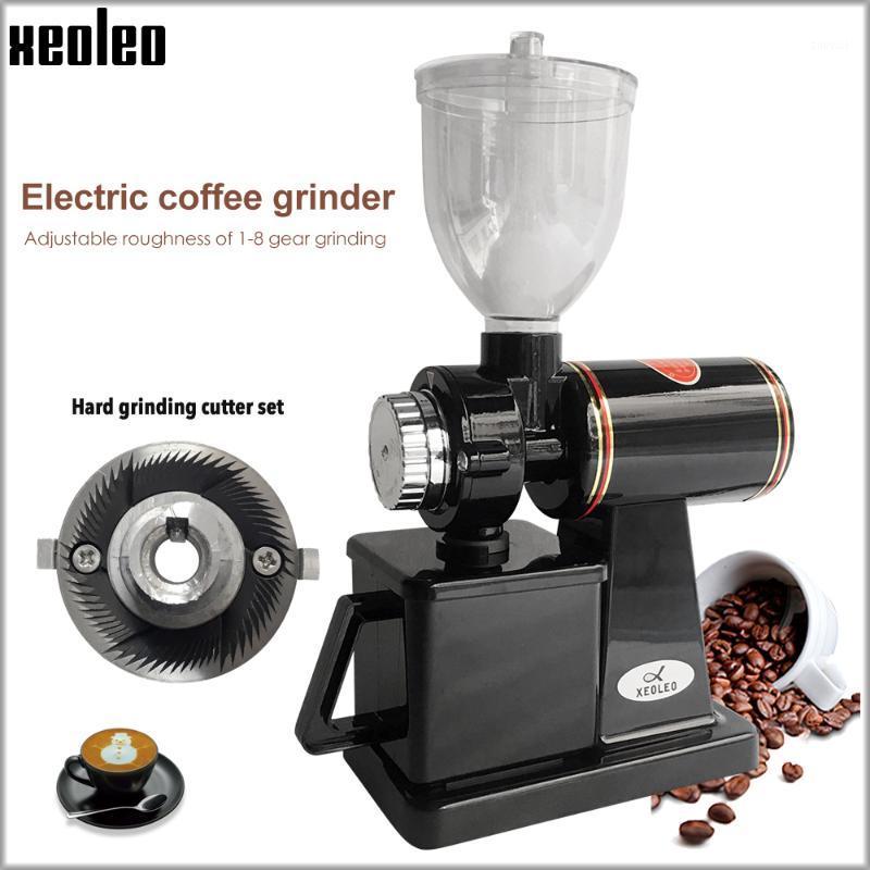 

Xeoleo Electric Coffee grinder 600N Coffee mill machine Bean grinder machine flat burrs Grinding 220V Red/Black1