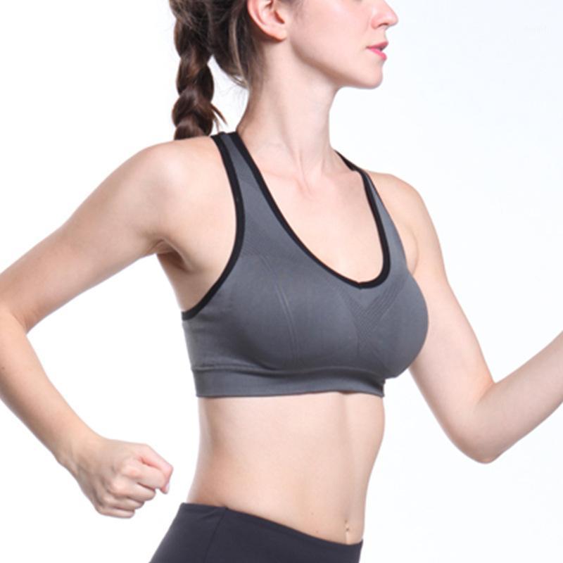

Sports Brassiere Beauty Back Non-Steel Ring Yoga Underwear Fitness Running -resistant Quick-Dry Underwear /301, Gray