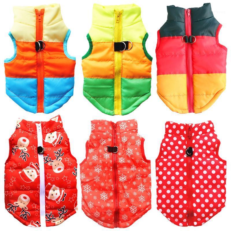 

XL Pet Dog Clothes Winter Dog Coat Small Jacket Christmas Costume Chihuahua Pug Puppy Vest Outfits Ropa Perro1, Red dots