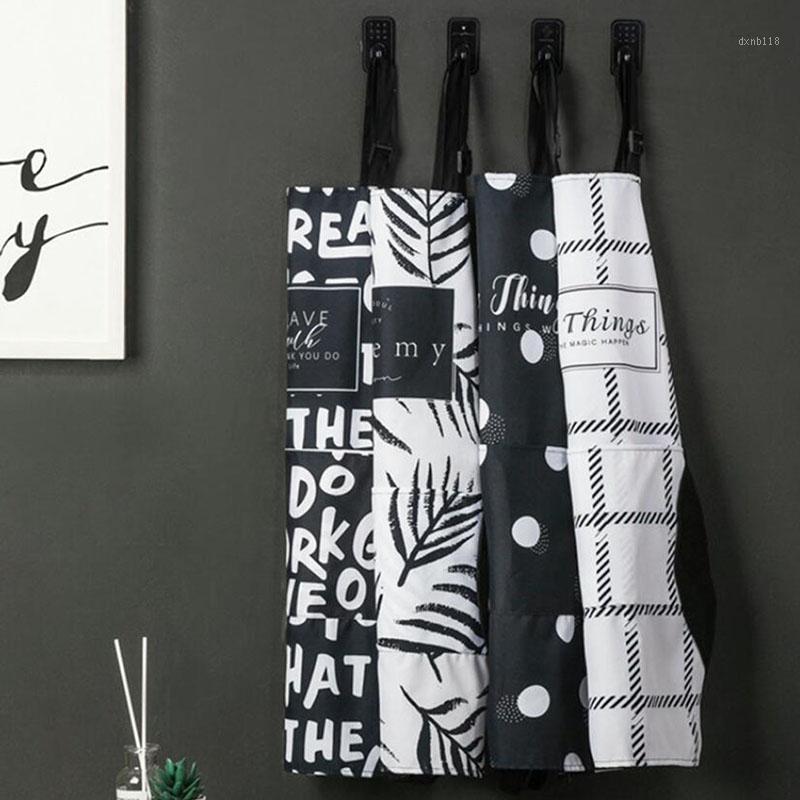 

New Antifouling Hand Apron Adjustable Anti-oil Apron For Cooking Adult Fashion Feminine Mandol Cactus Kitchen Accessories1