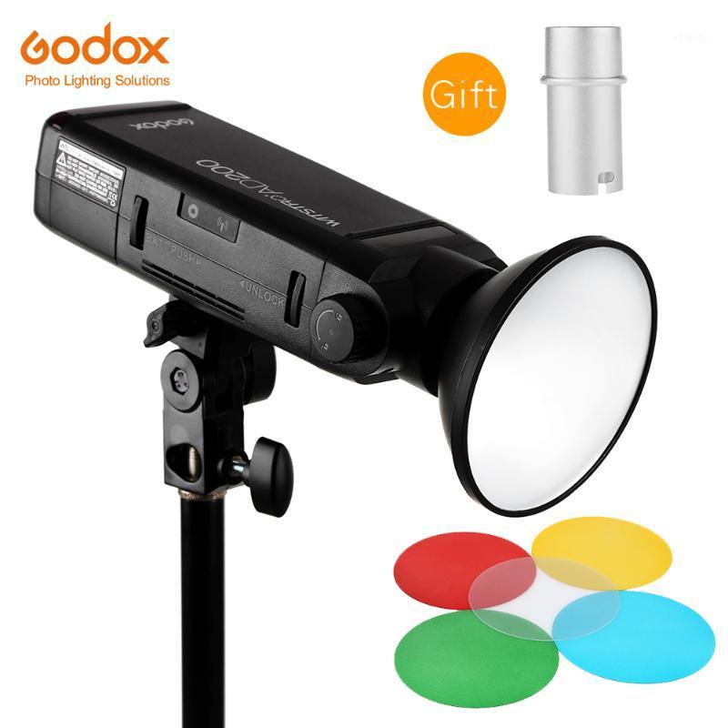 

GODOX AD200L 2.4G HSS 1/8000s Flash Light Double Head 200Ws with 2900mAh Lithium Battery with AD-M Standard Reflector1