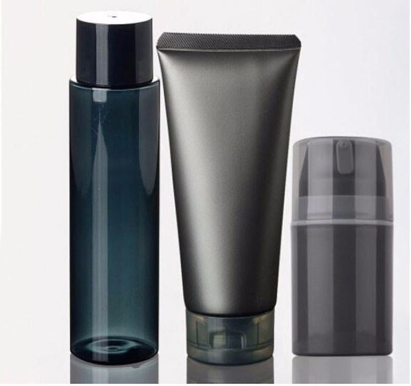 

Wholesale- High-end Cosmetics Airless Bottle Cosmetic Plastic Tube Plastic Bottle Men's Skincare Packaging Container1