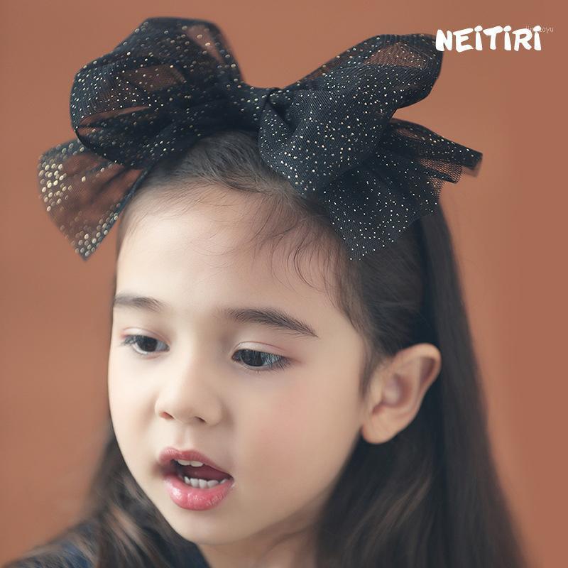 

Cute Baby Hair Accessories Bow Mesh Bow Knot Headband Baby Girl Hairband Newborn Girl Elastic Hair Band Party Accessories1, As picture