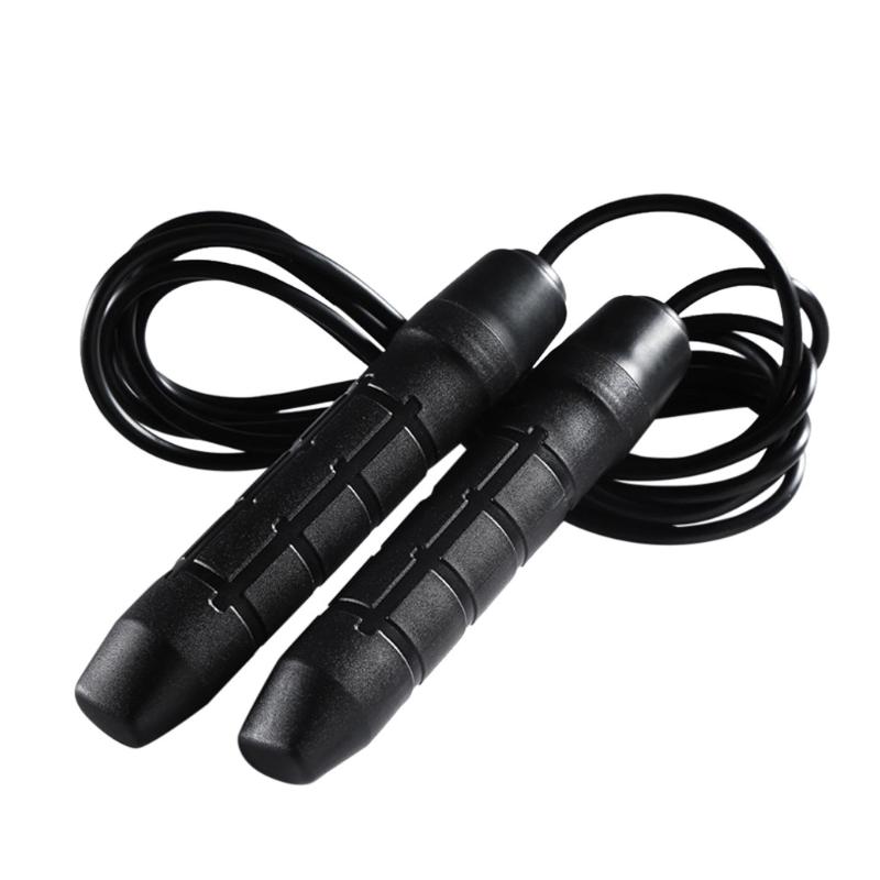 

Weight-Bearing Fitness Skipping Rope Without Winding With Ball Bearing Fast Jump Rope Foam Handle Skipping #D