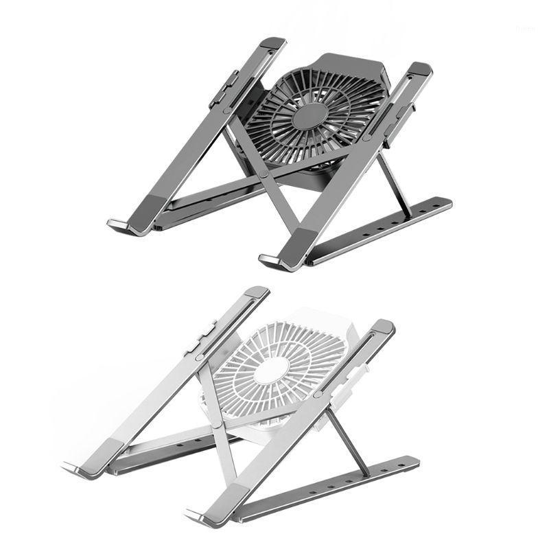 

2021 New Foldable Portable Cooling Fan Laptop Stand 10-17 Inch Aluminum Alloy1