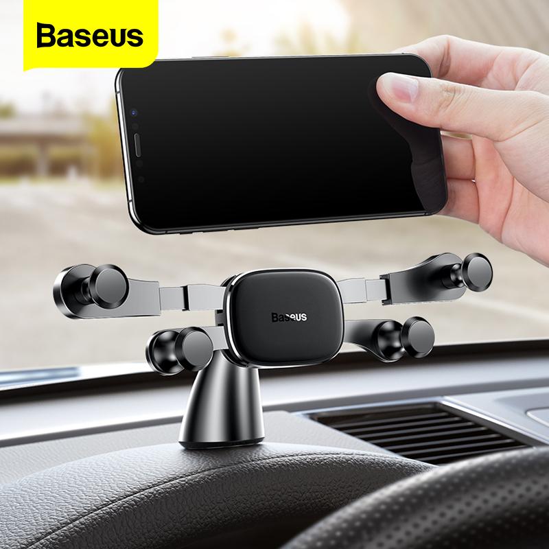 

Baseus Dashboard Car Phone Holder For 11 X Huawei Gravity Car Holder For Phone In Mount Stand, Black