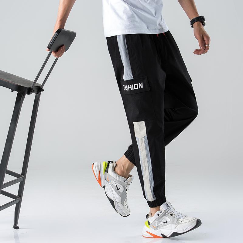 

Streetwear Mens Hip Hop Jogging Pants Casual Men Trousers Big Size Loose Sweatpants Male 2020 New Multi Pocket Harem Pants 4XL, Gray