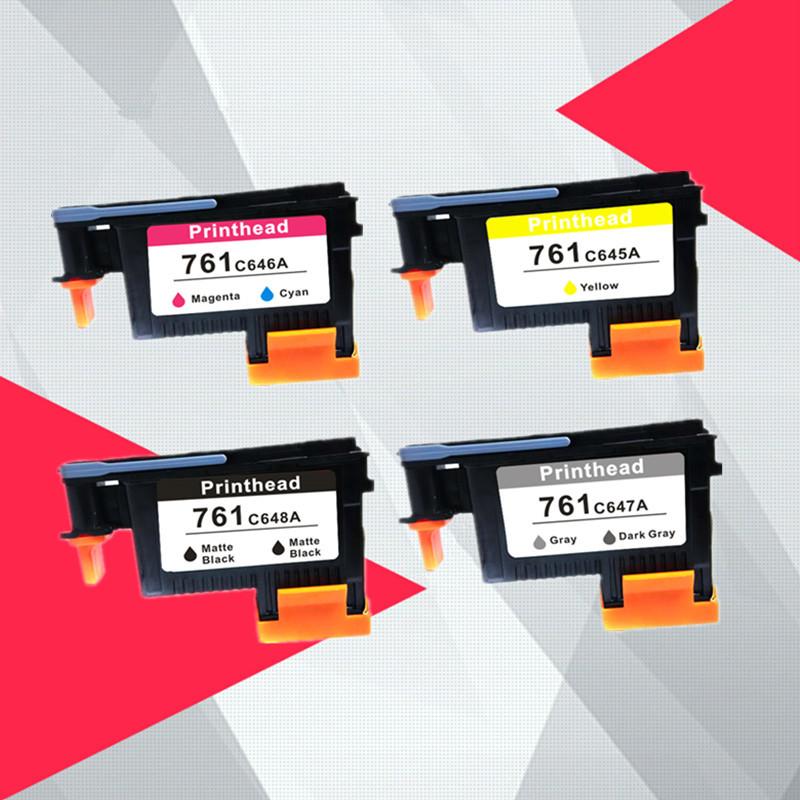 

Ink Cartridges For 761 DesignJet Printhead CH645A CH646A CH647A CH648A Print Head T7100 T7200 Printer ( Y C/M GY/DGY MBK )