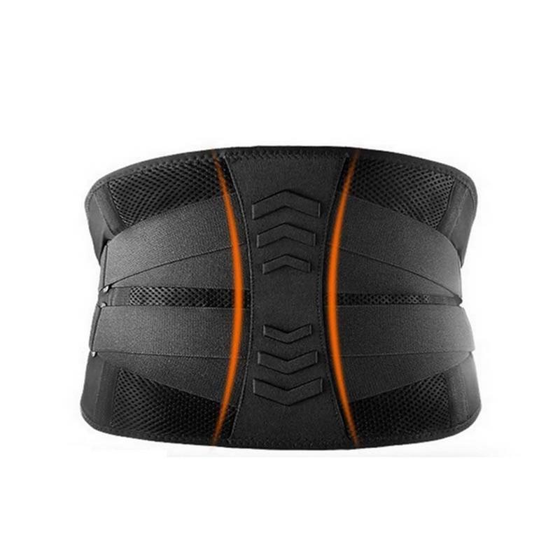 

Waist Back Strap Compression Springs Supporting Lumbar Support For Men Women Bodybuilding Exercise Weightlifting Belt, Black