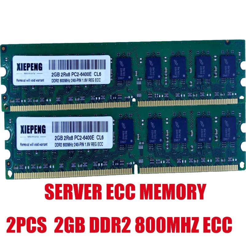 

4GB (2x 2GB) DDR2 800MHz PC2-6400E Server ECC Memory for workstation