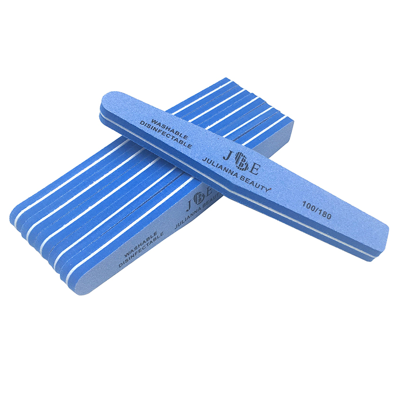 

50pcs/lot Blue Nail Buffer File Professional Nails Tools lime a ongle Diamond Nail Files Sanding Sponge Nails Manicure