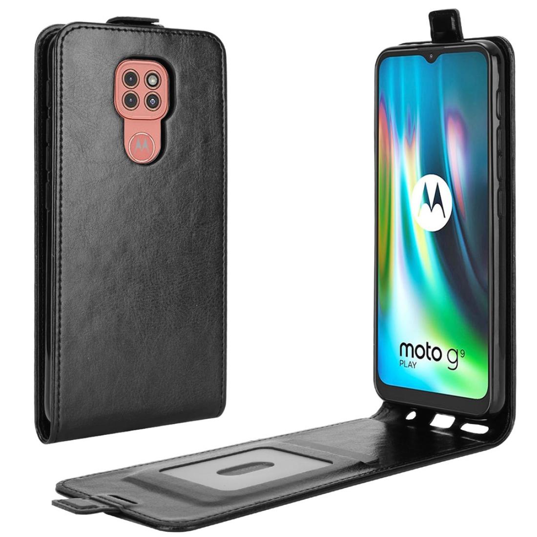 

For Motorola Moto G9 G9 Play R64 Texture Single Vertical Flip Leather Protective Case with Card Slots Photo Frame