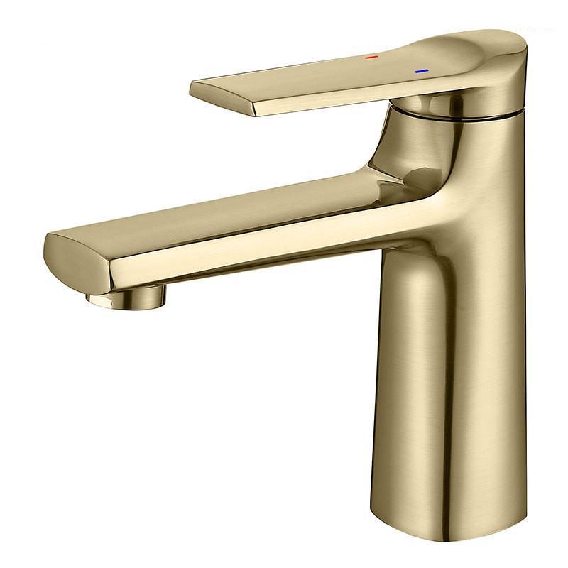 

Multicolor Solid Brass Basin Faucets Bathroom Cold And Hot single handle Faucet Basin Mixer Tap Bathroom Small Sink Faucet1