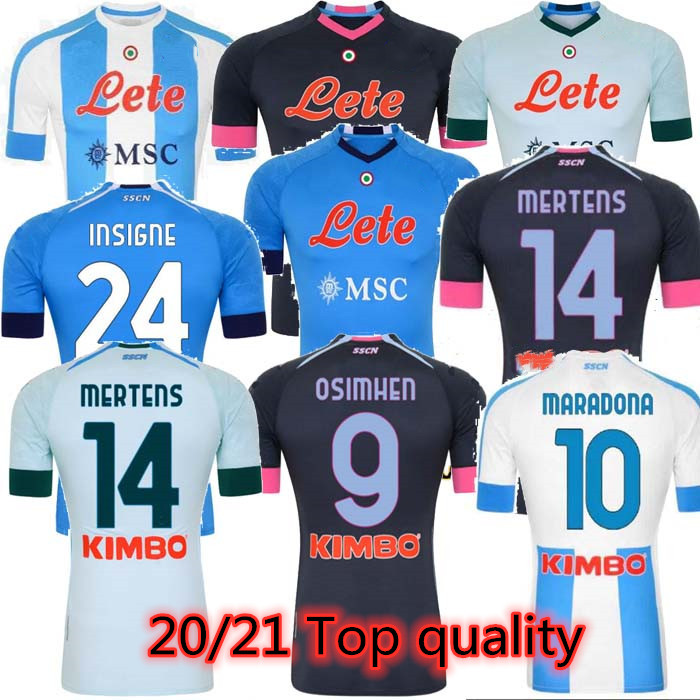 

2020 2021 Napoli soccer jersey Naples football shirt KOULIBALY home away maradona fútbol INSIGNE maillots H. LOZANO MERTENS MEN KIDS kit, Brown