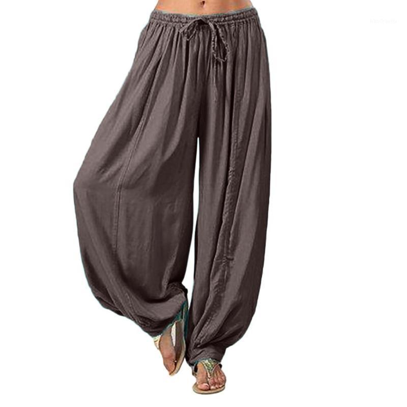 

Pants Women Plus Size Solid Color Casual Loose Harem Pants long Trousers fashion new woman#51, Purple