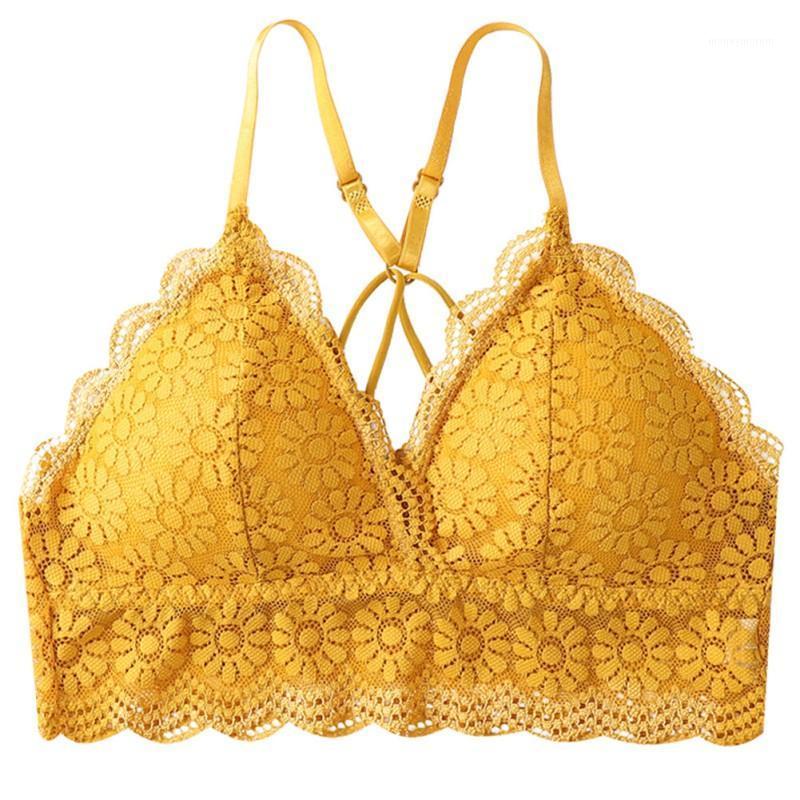 

Hot Sale Lace Bra Comfortably Gathers Underwireless Underwear Tube Top Bottoming French Underwear Women1