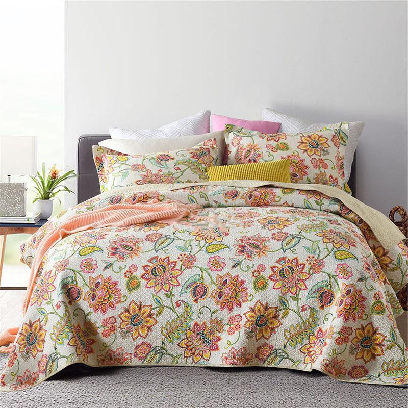 

Quality Bedspreads For Bed Quilt Set 3pcs Cotton Quilts Quilted Bedding Bed Covers  Queen Size Coverlet Summer Blanket, As picture