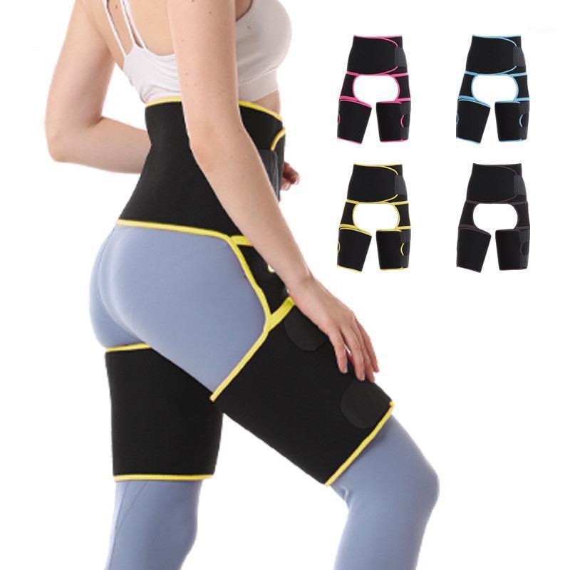 

Women Sweat Waist Trainer Sport Girdle Belt Thigh Trimmer BuLifter Hip Enhancer Body Shaper for Workout Slimming Support1, Yellow