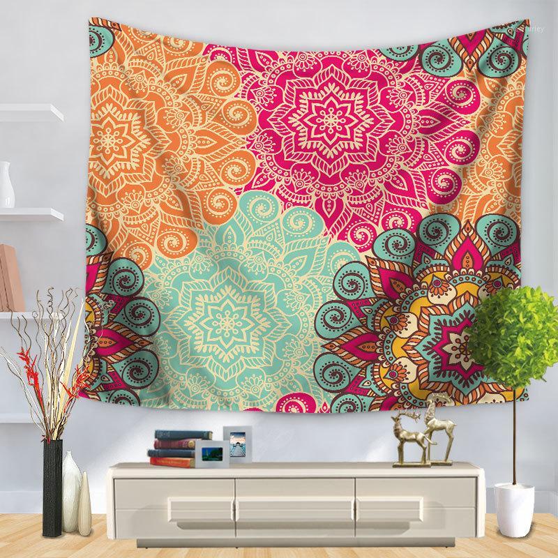 

India Mandala Tapestry Wall Hanging Macrame Wall Cloth Tapestries Tapestry Mandala Carpet1