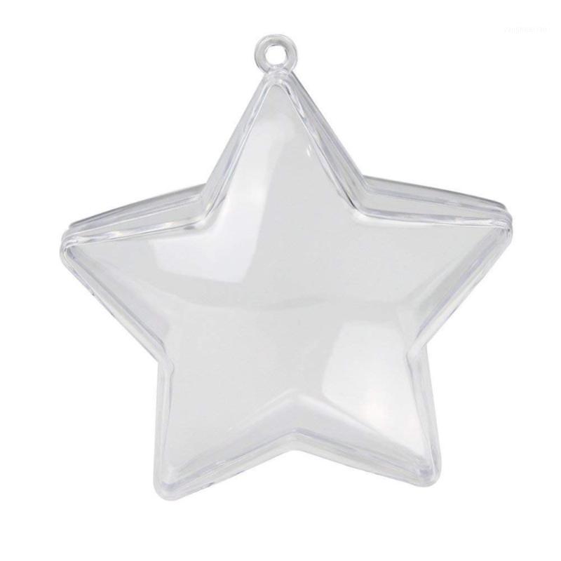 

Christmas Decorations Promotion - DIY Paintable/Shatterproof Clear Decoration, Fillable Plastic STAR Shape Ornament, 10/Pack1