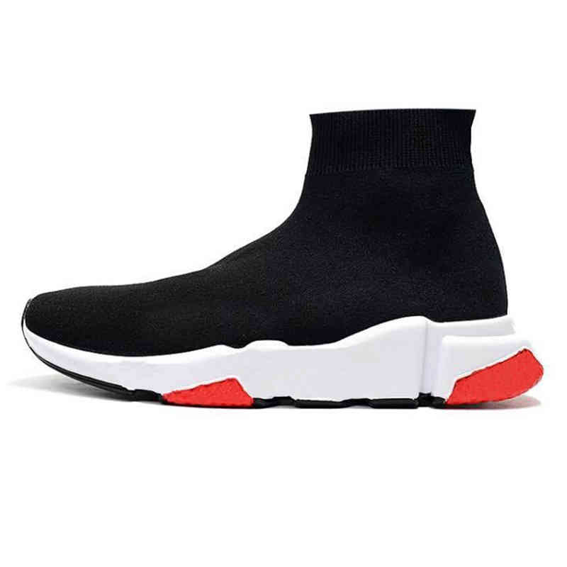 Designer paris Casual Sock Shoes Comfort Sole speed trainer Mens Womens Platform Trainers Hommes Black Chaussures Triple 36-47