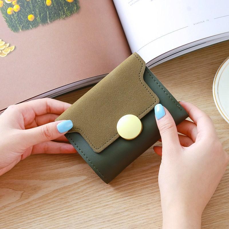 

Small Wallet 2020 New Wallet Ms. Short Korean Version Hand Mini Mini1, Green