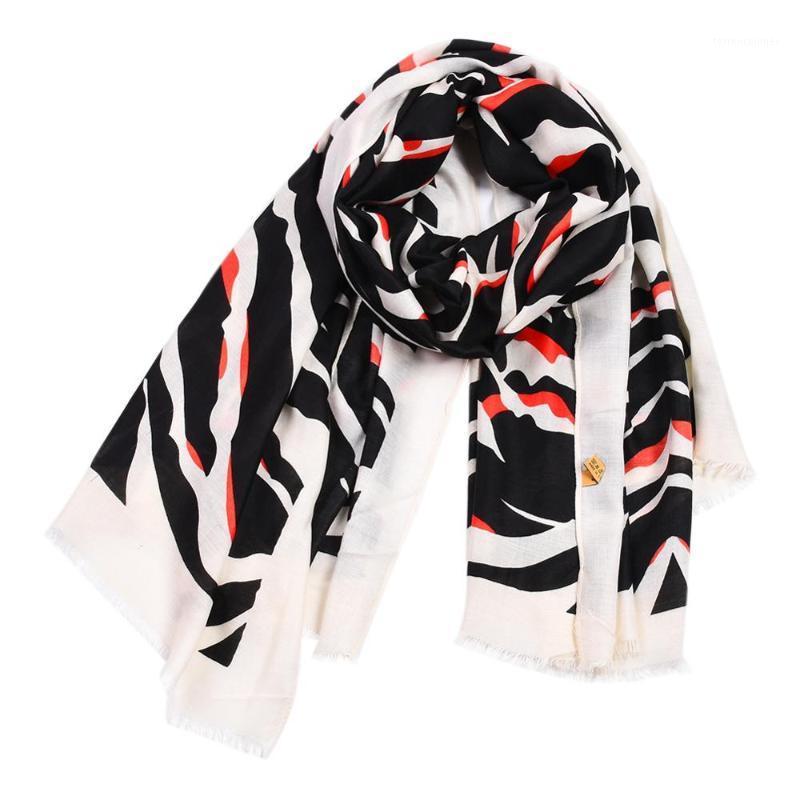 

Scarves Hight Quality Autumn Satin Cotton Fringe For Women Muslim Female Hijab Voile Animal Zebra Print Long Shawl 180x90cm1
