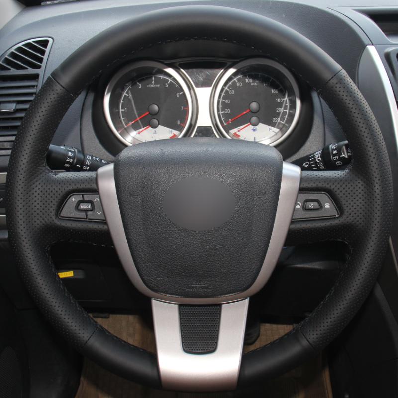 

Black Synthetic Leather Car Steering Wheel Cover for Geely GX7