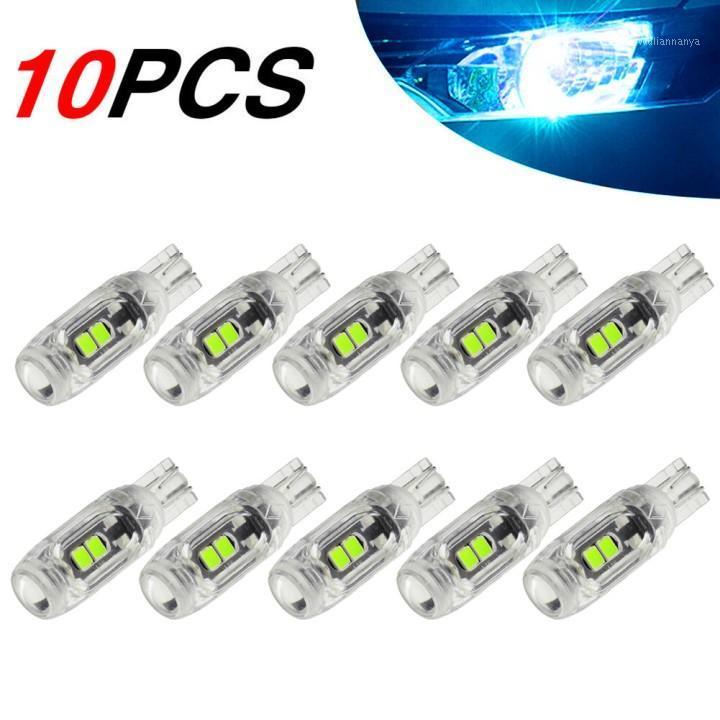

Emergency Lights 10PCS T10 LED 5 SMD Car Dome Interior Lamp 194 168 W5W Wedge Side Light Bulbs License Plate Driving