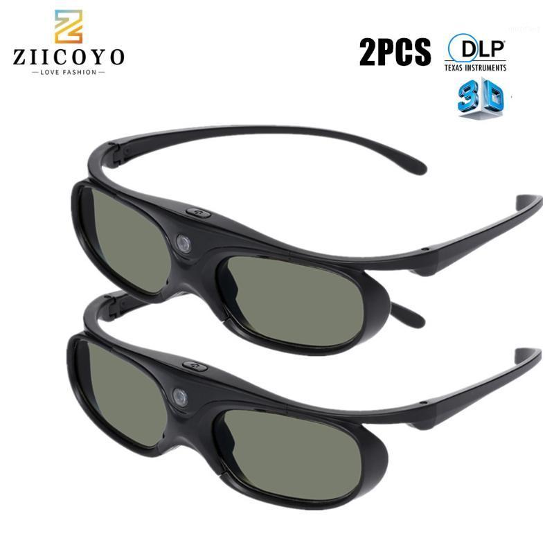 

2PCS Universal DLP Active Shutter 3D Glasses 96-144Hz For XGIMI Optoma Acer Viewsonic Theater Dell Projector 3D TV1