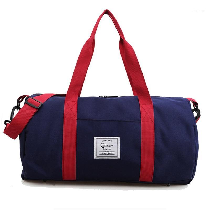 

Women Fitness Gym Bags Men Waterproof Sports Shoulder Handbag Outdoor Travel Luggage Duffle Blosa Sac De Sport1, Black