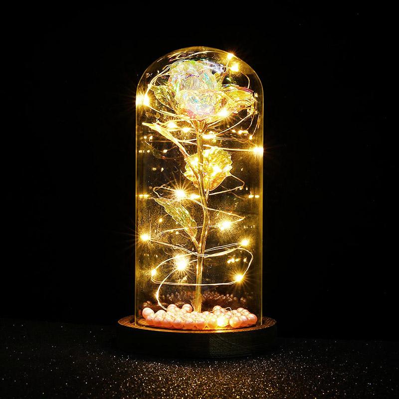 

LED Romantic Flower-shaped Valentine's Day Gift Night Light Creative New Valentine's Day Rose Light Wedding Gifts