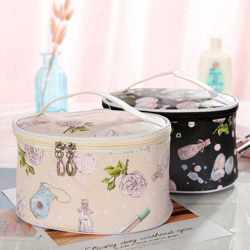 

Women Waterproof Makeup Bag Cosmetic Bags Outdoor Travel Multifunction Pouch Toiletry Wash Case Purse1, Beige
