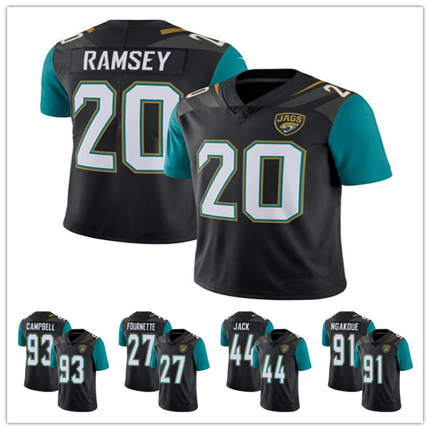 

Jacksonville Jaguars MEN WOMEN YOUTH 7 Nick Foles 20 Jalen Ramsey Limited Home Jersey Football Black Vapor Untouchable, Black;red